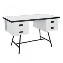 Laurette Schreibtisch L50, Farbe: weiss
