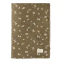 Nobodinoz STORIES Babydecke Neugeborene, 70 x 100 cm, Farbe: Braunflieder