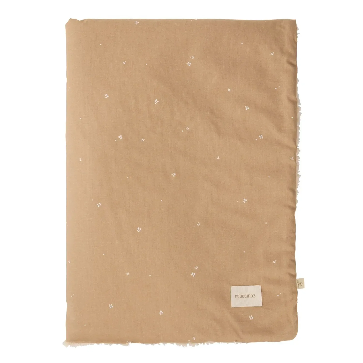 Nobodinoz STORIES Babydecke Neugeborene, 70 x 100 cm, Farbe: Errötende kleine Kirschen