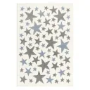 Livone Kinderteppich Stella Sterne blau grau, Teppichgrösse: 120 x 180 cm