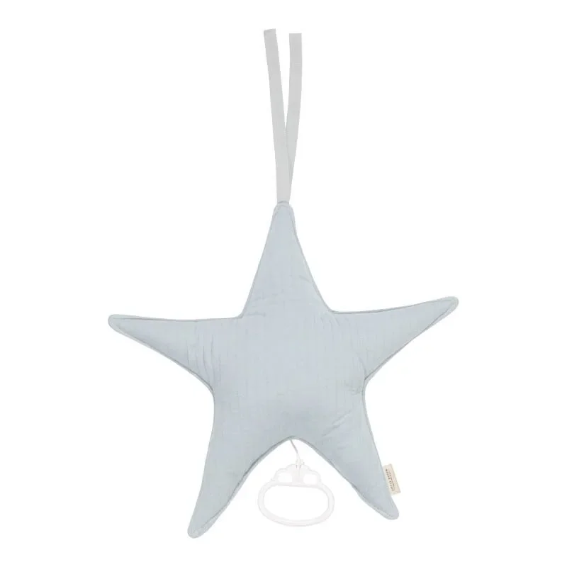 Little Dutch Spieluhr – Stern, Babyzimmer Dekoration, Farbe: Soft Blue