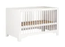Montmartre Babybett, Kinderbett, Gitterbett - 144 x 75 x 85 cm, Farbe: weiss