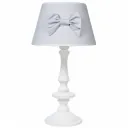 Caramella Tischlampe Schleife grau