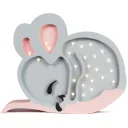 little lights Led Deko Kinderlampe Maus grau