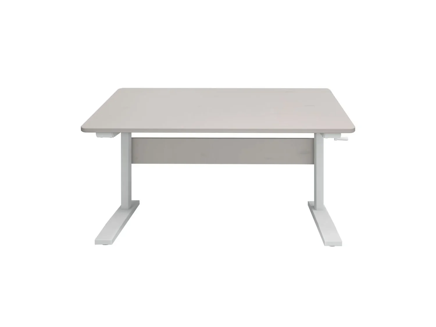 Flexa Schreibtisch - Classic, 54x120 cm, Farbe: Grau gekalkt/Weiß