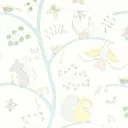Little Sanderson Abracazoo Tapete Baumtiere hellblau creme