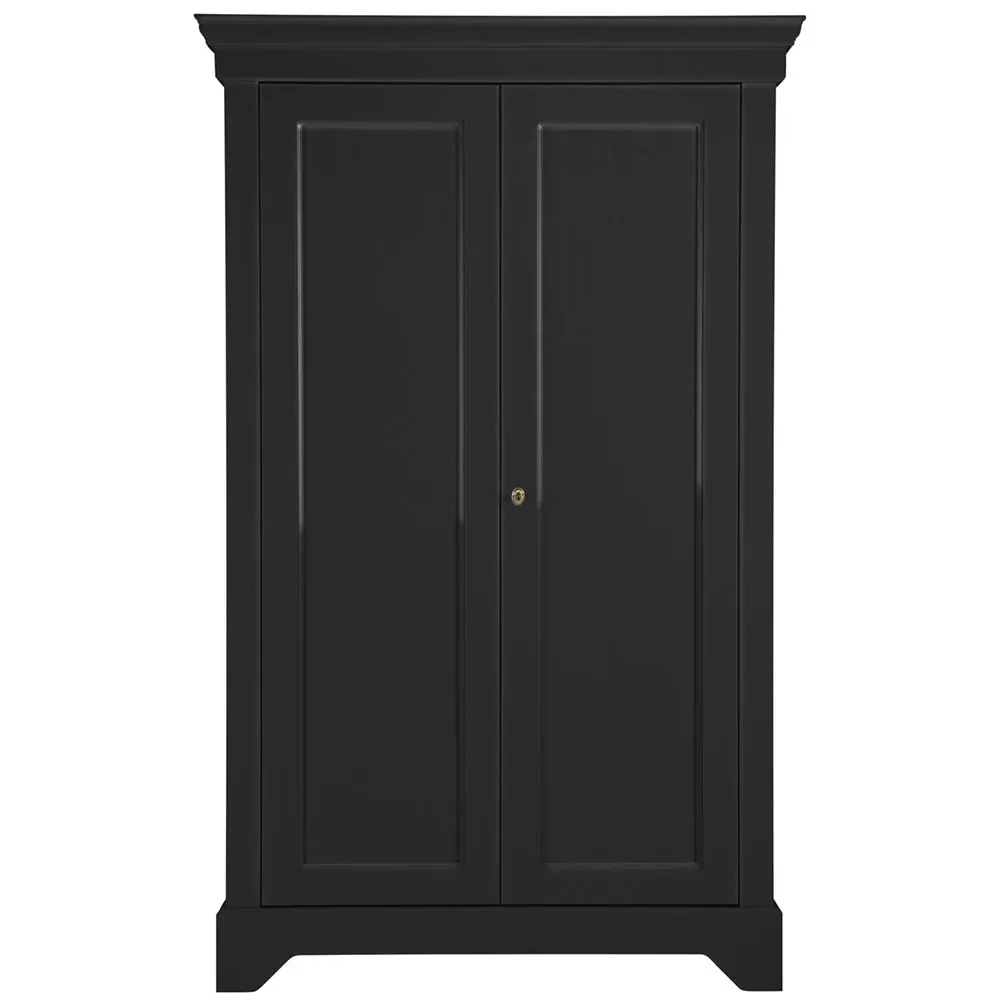 Woood Kleiderschrank Isabel schwarz