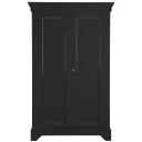 Woood Kleiderschrank Isabel schwarz