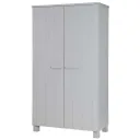 WOOOD - Schrank Dennis, betongrau, matt, 202x111x55 cm
