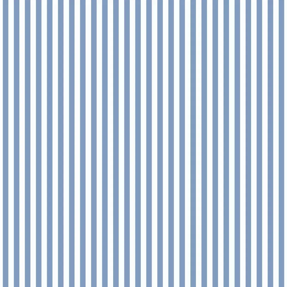 Casadeco My Little World Streifentapete blau weiss