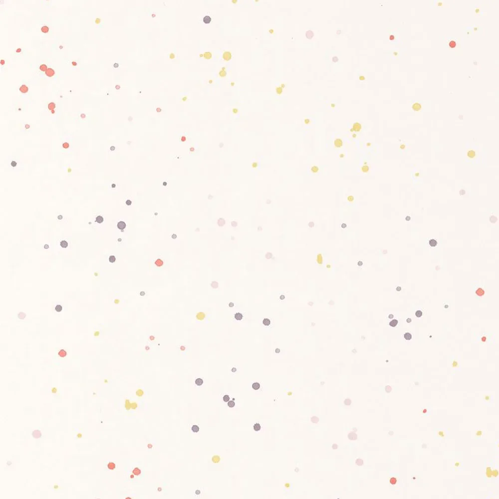 Casadeco Kindertapete Happy Dreams Kleckse rosa koralle