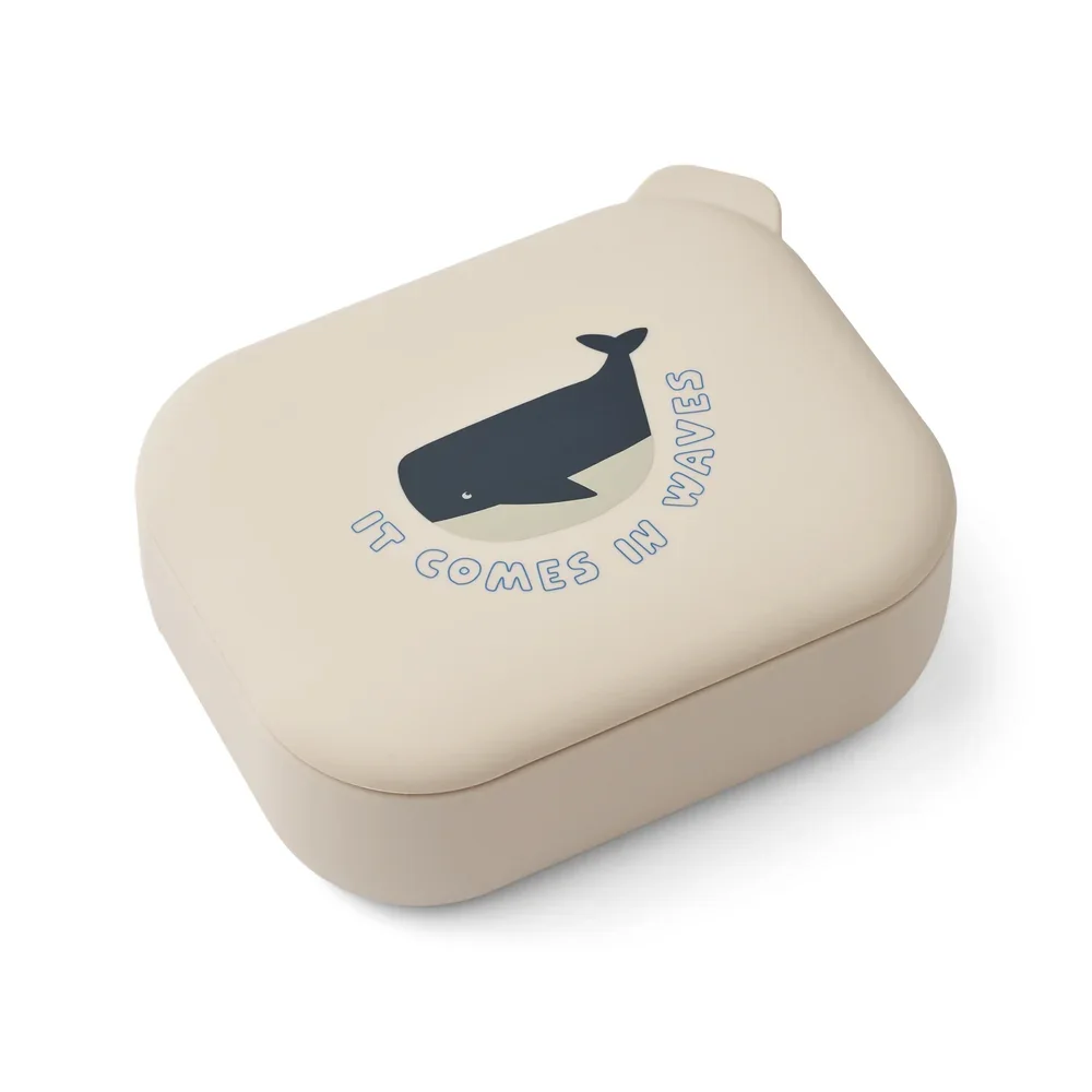 Liewood Lunchbox, Brotdose, Behälter - Elinda, Farbe: Es kommt in Wellen / Sandy