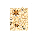 Lilipinso Poster Hide & Seek Tiger im Blättergetümmel orange