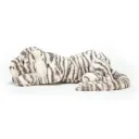 Jellycat Kuscheltier, Plüschtier, Stofftier - Sacha Snow Tiger, Größe: Klein - H8 X B29 CM