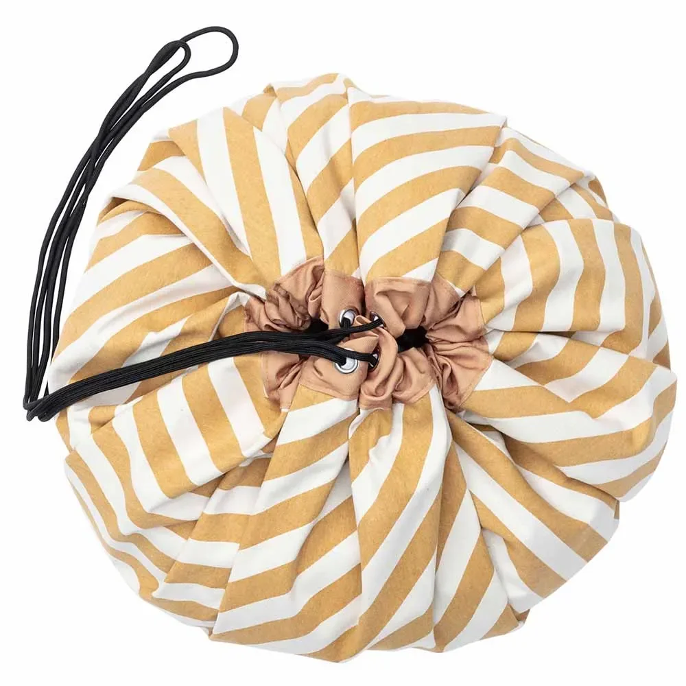 play & go Spielsack Print Streifen senfgelb