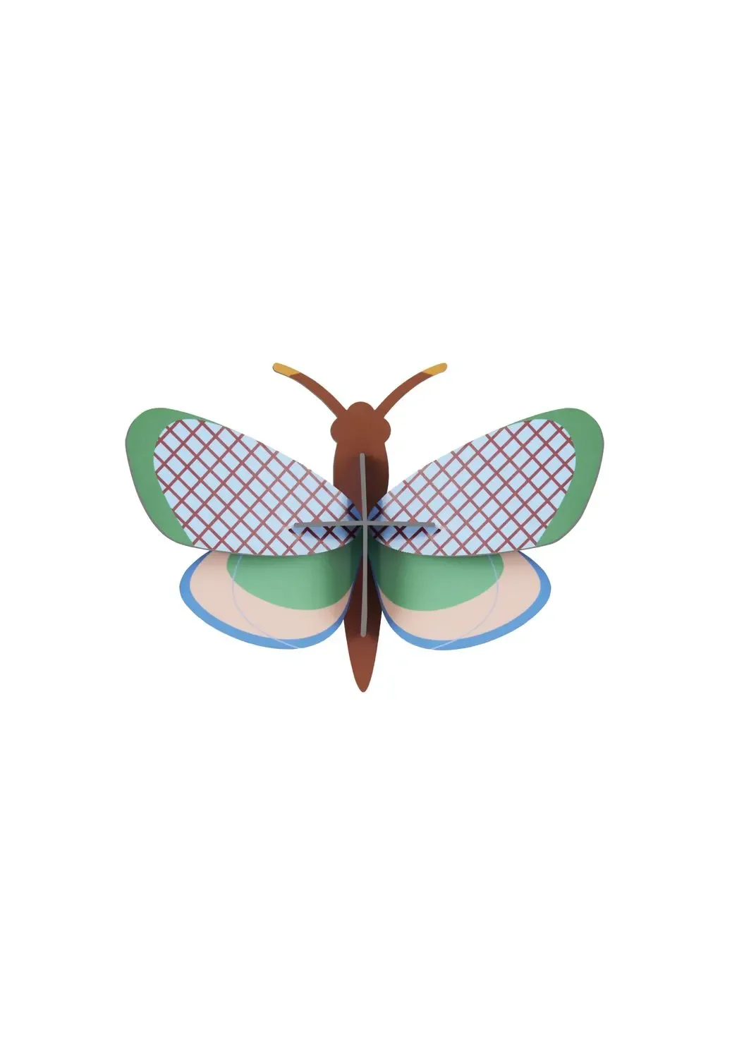 Studio ROOF Ornament, Bastel-Set, 3D Wandobjekt - Gitterschmetterling