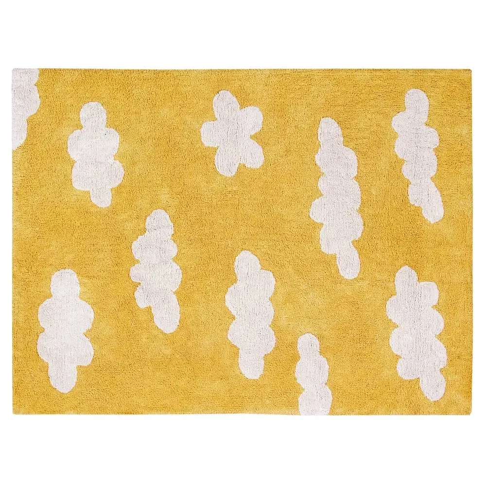 Lorena Canals Teppich Wolken senfgelb