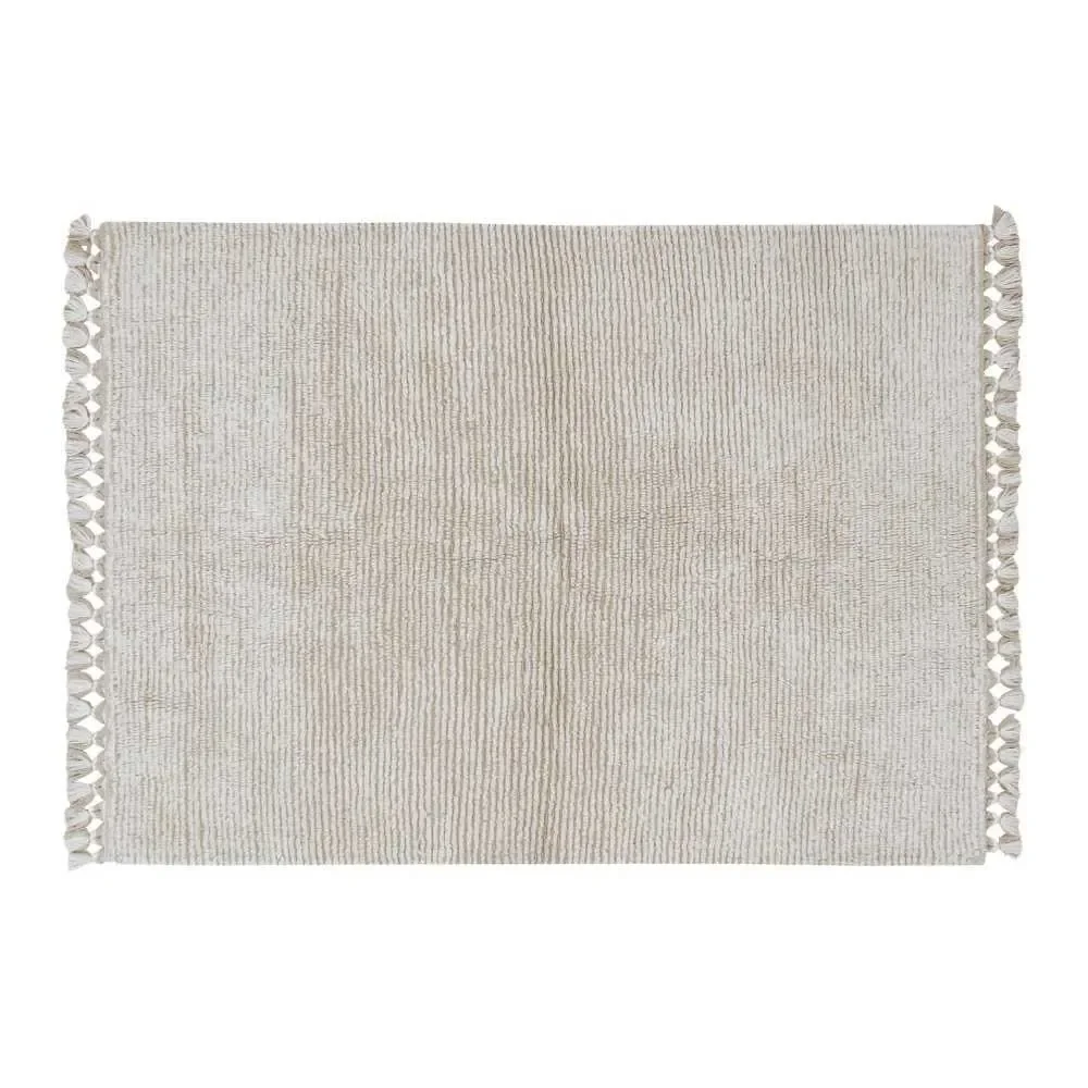 Lorena Canals waschbarer Wollteppich "Koa" Sandstone