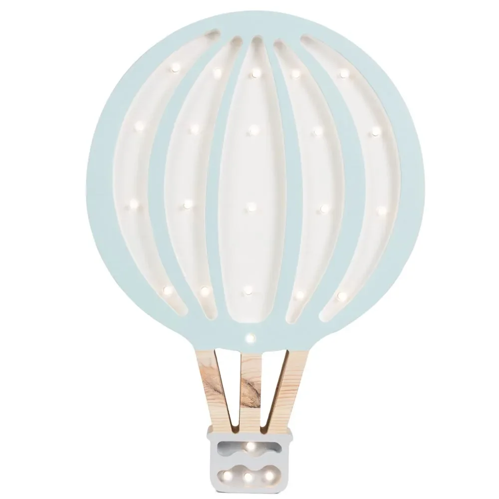 little lights Led Deko Kinderlampe Heissluftballon senfgelb