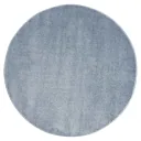 Livone Teppich rund uni blau