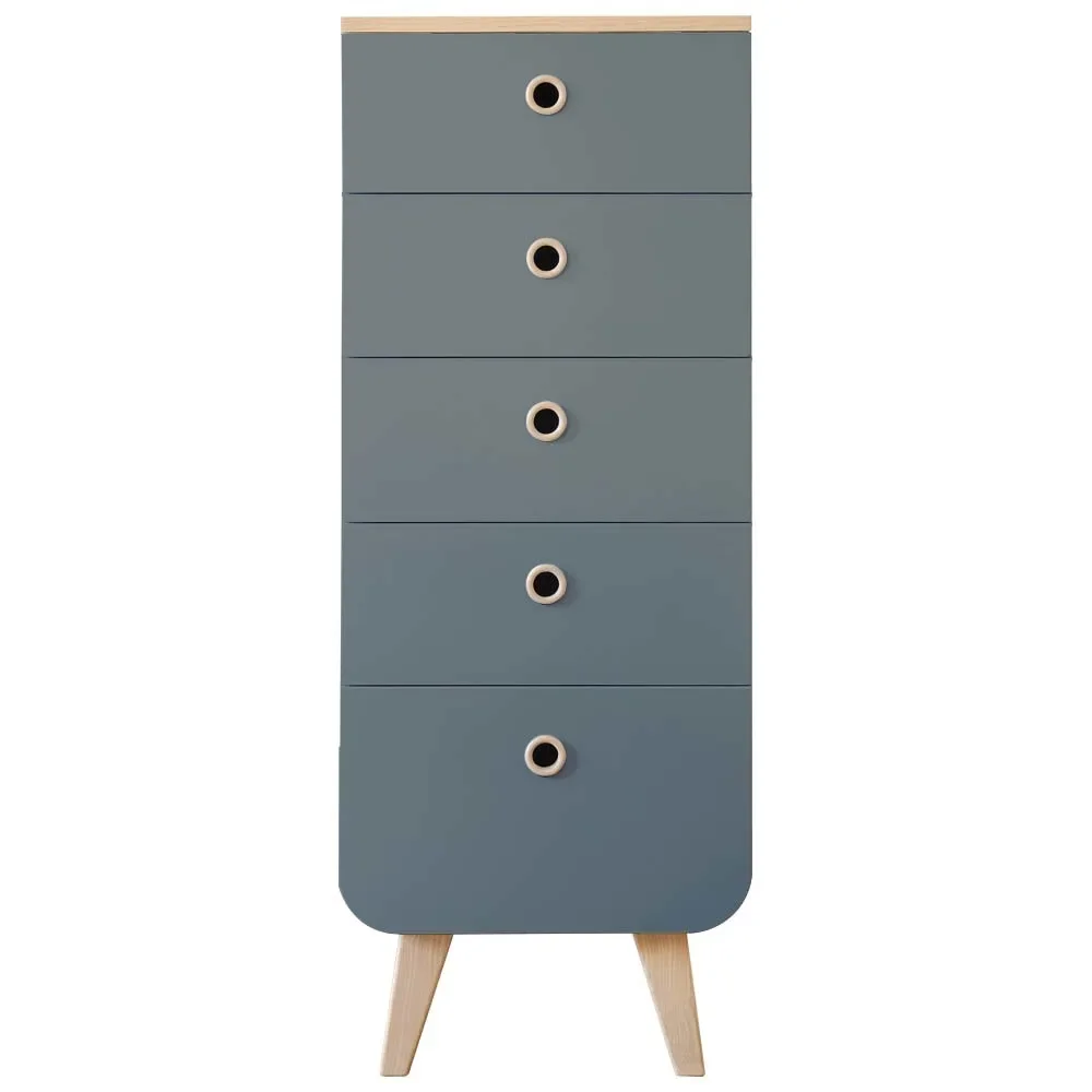 Laurette Chiffonier Kommode Zen, Farbe der Flächen: Grau