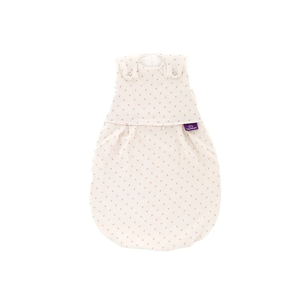 Träumeland Liebmich Baby Schlafsack, Schlummersack, Innenschlafsack - Twister Beige, Grösse: 62/68