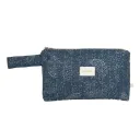 Nobodinoz STORIES Kosmetiktasche, Kulturtasche, 30 x 18 x 7 cm, Farbe: Goldblase/ Nachtblau
