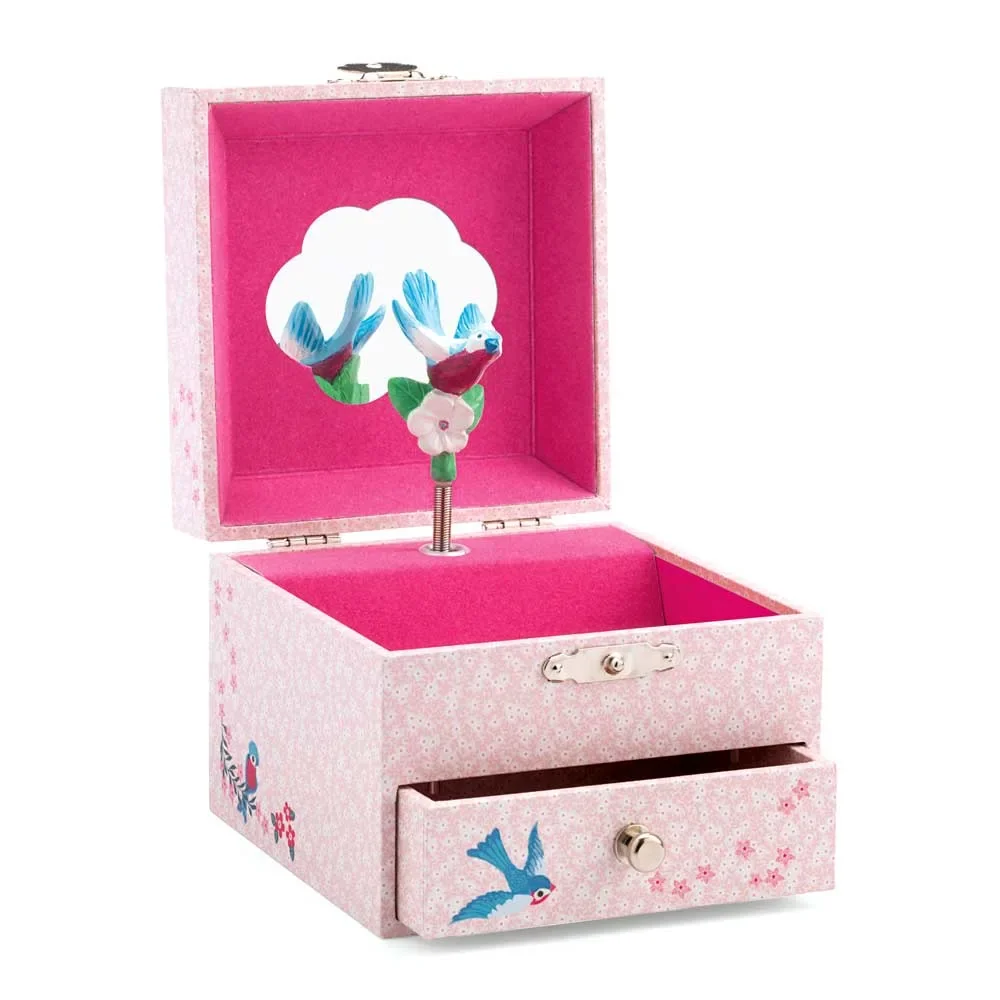 Djeco Schmuckschatulle mit Spieluhr Vögelchen