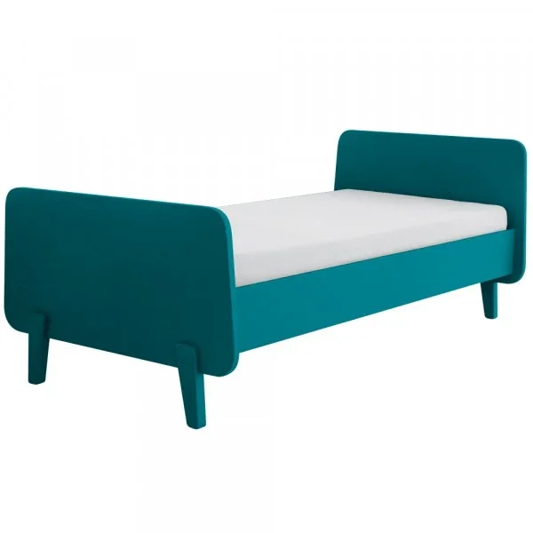 Laurette Kinderbett "MM" 90 x 190, Farbe: bleu canard