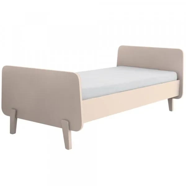 Laurette Kinderbett "MM" 90 x 190, Farbe: Rose poudre