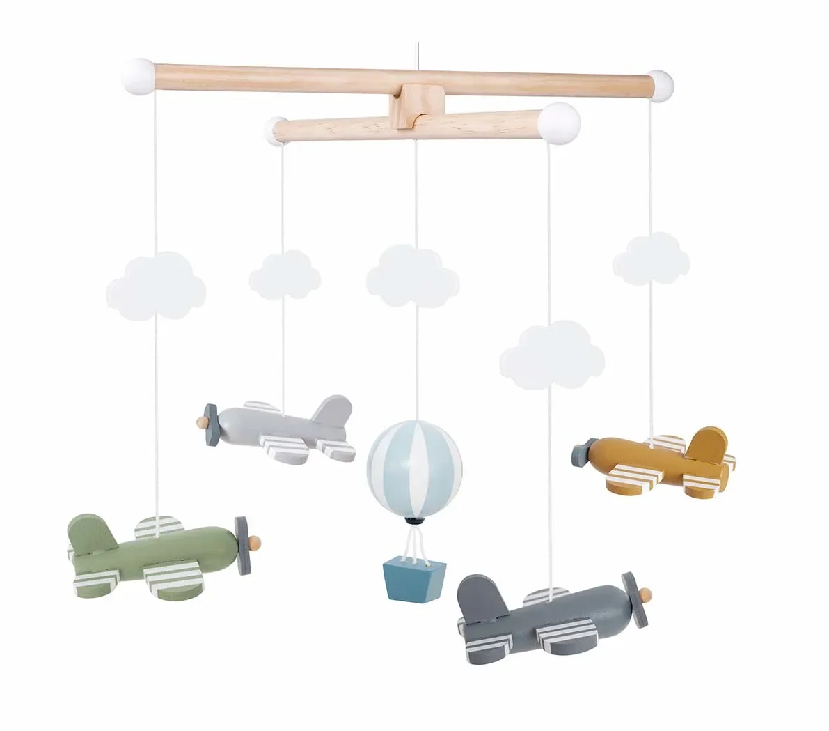 Jabadabado Baby Mobile, Mobile Holz - Flugzeuge