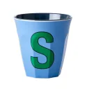 RICE Becher - S, 250 ml, Melamine, Farbe: Staubig Blau