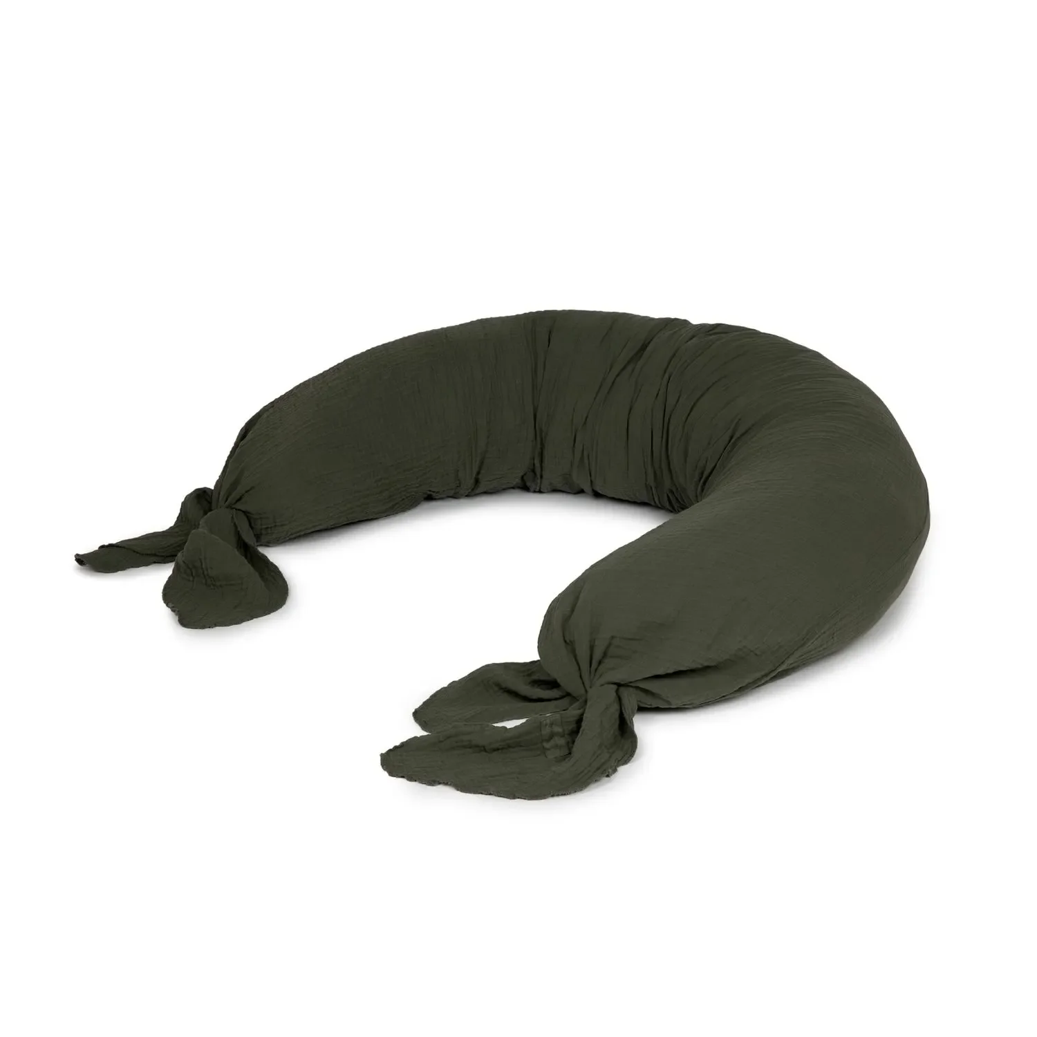 Nobodinoz WABI SABI Stillkissen, Schwangerschaftskissen, 225 x 35 cm, Farbe: Vetiver
