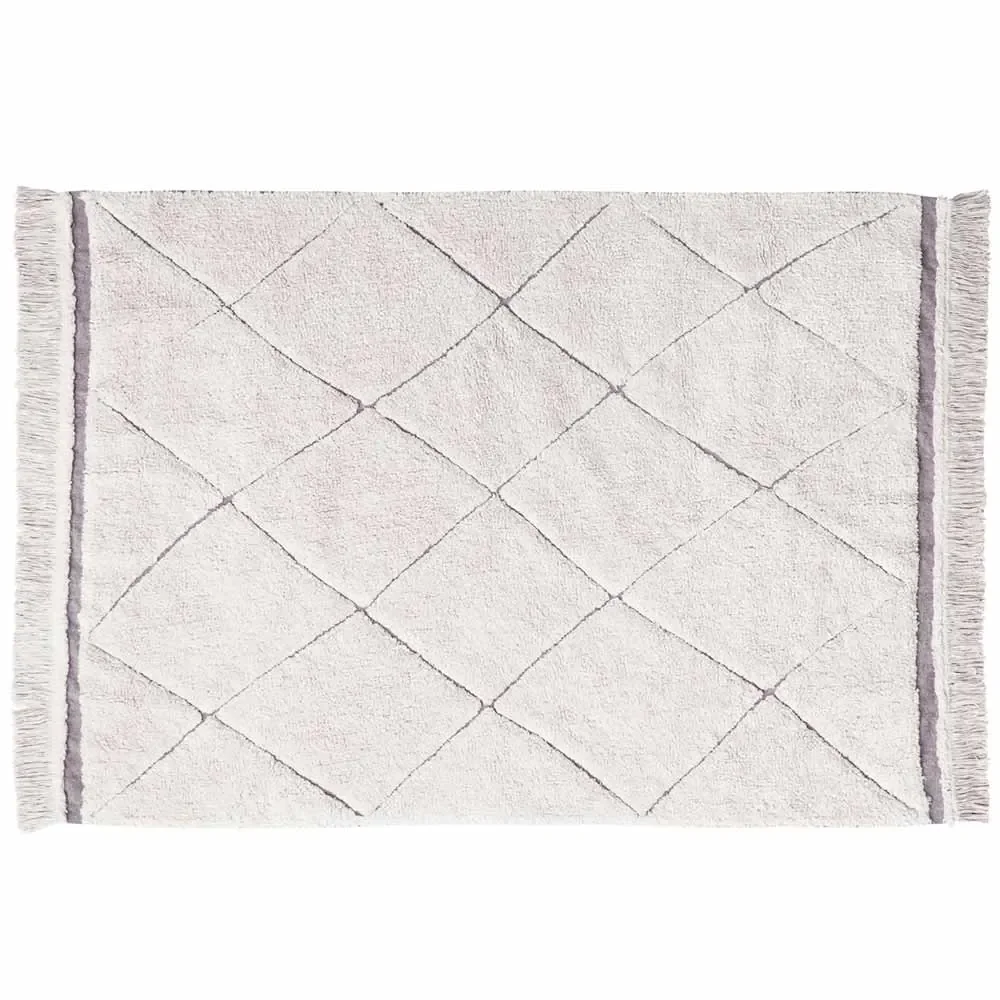 Lorena Canals Teppich Bereber waschbar & recycelt, Größe: 90 x 130 cm