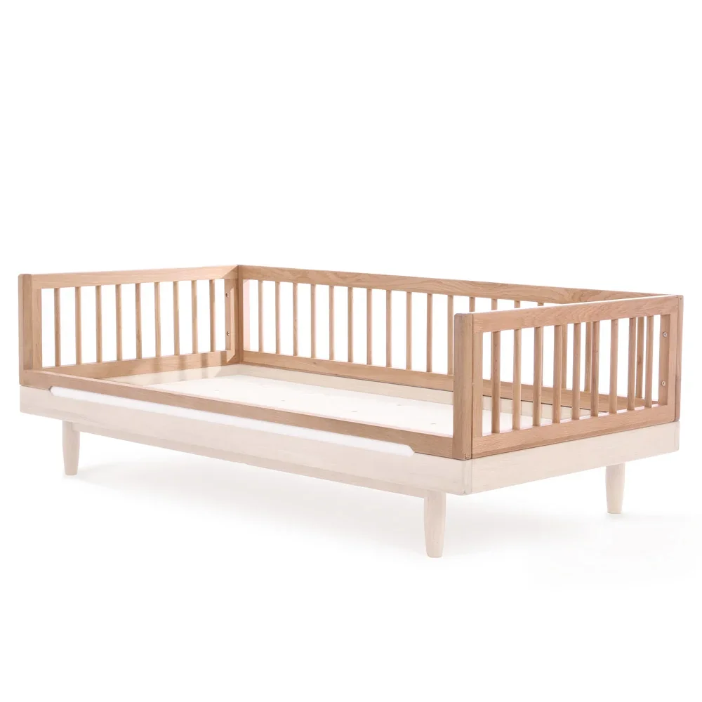 Nobodinoz Umbauset Babybett zum Juniorbett "Pure" Eiche