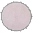 Lorena Canals Teppich rund Baumwolle Bubbly rosa