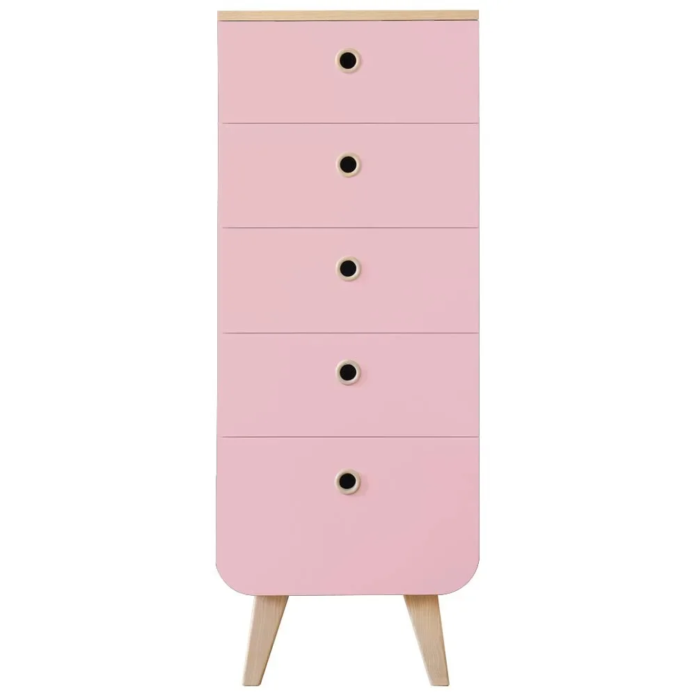 Laurette Chiffonier Kommode Zen, Farbe der Flächen: Vieux rose