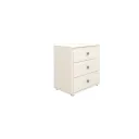 Flexa Kommode - Classic, mit 3 Schublade, 72x74,5 cm, Farbe: Weiß gekalkt / Weiß gekalkt / Türkis