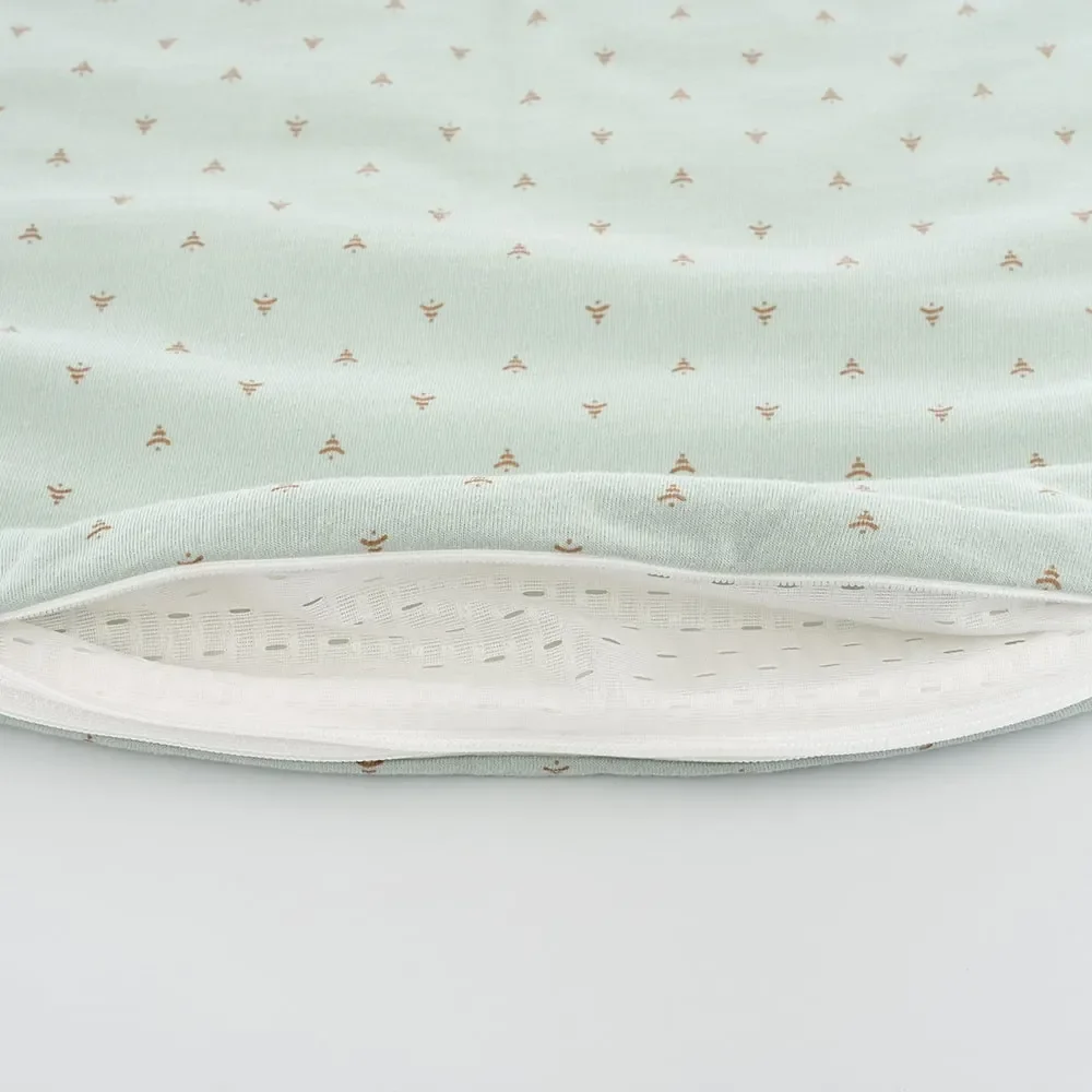 Träumeland Liebmich Baby Schlafsack, Schlummersack, Innenschlafsack - Twister grün, Grösse: 62/68