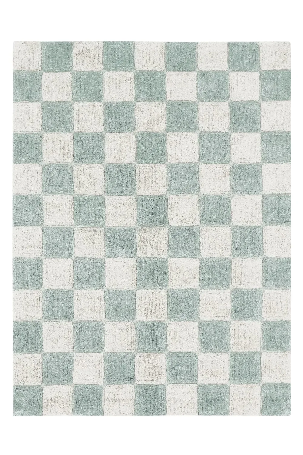 Lorena Canals Waschbarer Teppich in der Küche - Tiles, Dark grey, Farbe: Blue Sage