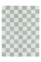 Lorena Canals Waschbarer Teppich in der Küche - Tiles, Dark grey, Farbe: Blue Sage