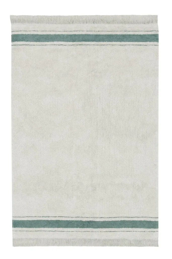 Lorena Canals Waschbarer Teppich - Gastro, Vintage Blue, Größe: 140 x 200 cm