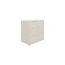 Flexa Kommode - Classic, mit 3 Schublade, 72x74,5 cm, Farbe: Weiß gekalkt / Weiß gekalkt / Weiß