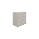 Flexa Kommode - Classic, mit 3 Schublade, 72x74,5 cm, Farbe: Grau gekalkt / Grau gekalkt / Weiß