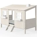 Flexa Einzelbett Haus weiss
