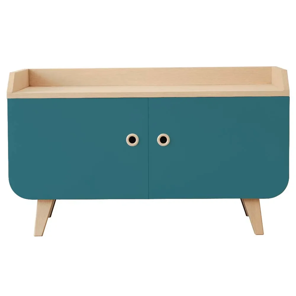 Laurette Sideboard Zen, Farbe der Flächen: Bleue canard