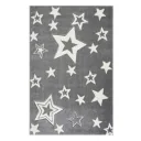 Livone Kinderteppich Galaxy Sterne grau, Teppichgrösse: 120 x 180 cm