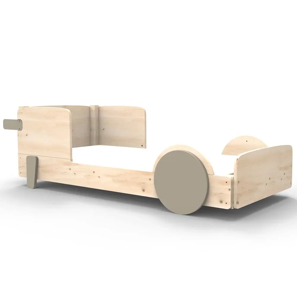 Mathy by Bols Einzelbett "Discovery", Farbe Elemente: mole