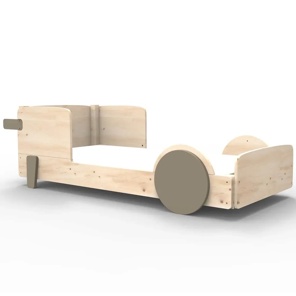 Mathy by Bols Einzelbett "Discovery", Farbe Elemente: linnen