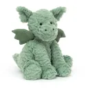 Jellycat Kuscheltier, Plüschtier, Stofftier - Fuddlewuddle Dragon, 23 x 10 cm